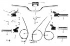 Lenker-Armaturen - Seilzüge für 517-53 L1, LB und 517-51 LP ab FG-Nr. 5 841 978 (517)